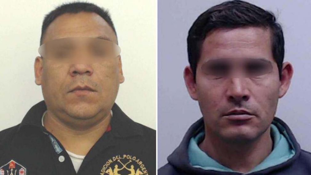 Fernández y Cortez. Los acusados del secuestro y asesinato de la menor.