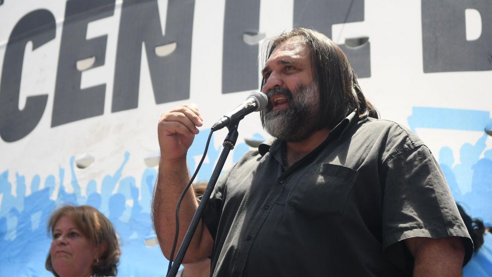 Baradel y una declaración que molestó al Gobierno provincial (Ruben Paredes/Crónica)