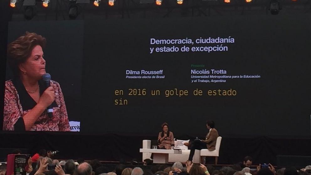 La ex mandataria sostuvo que Bolsonaro ganó con la proscripción de Lula. (Twitter).