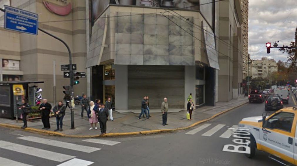 Palermo. En esta zona apareci� un paquete que atemoriz� a los vecinos. (Google Street View)