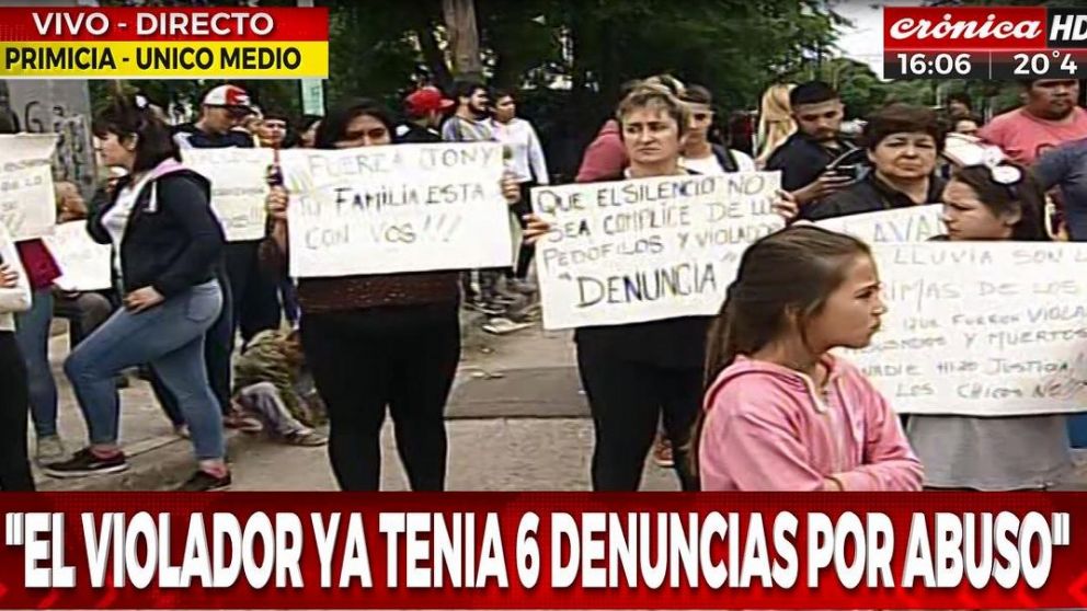 El depravado estaba acusado de violar a sus sobrinos.
