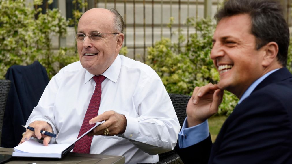 Sergio Massa junto a Rudolph Giuliani, charlaron sobre la seguridad pública.