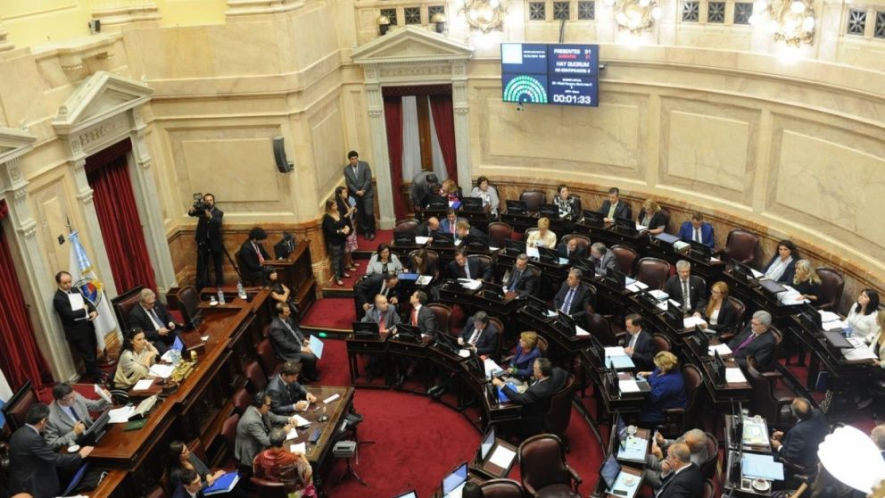 El Senado vota la ley de Presupuesto. (Prensa del Senado de la Nación)