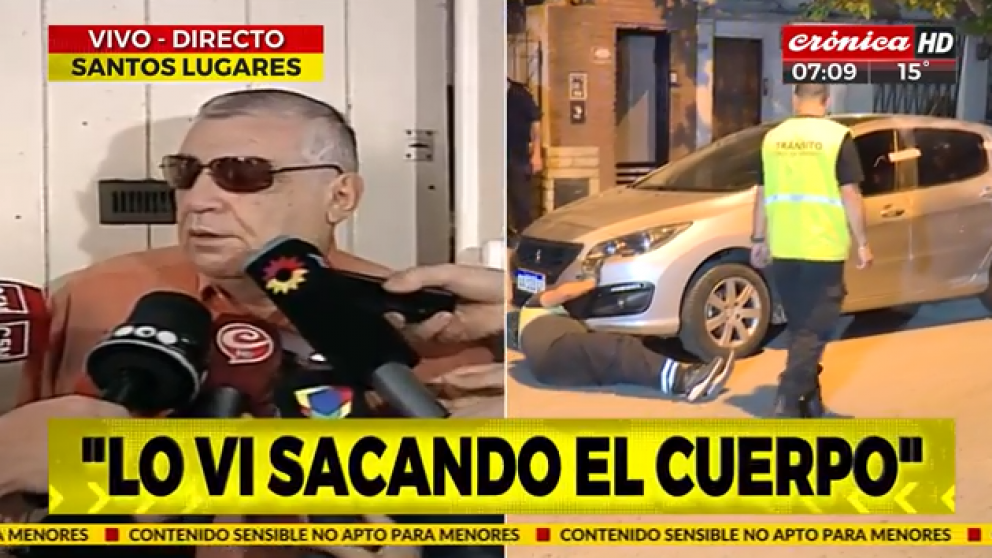 Domingo se mostró consternado por la noticia (Captura de TV).