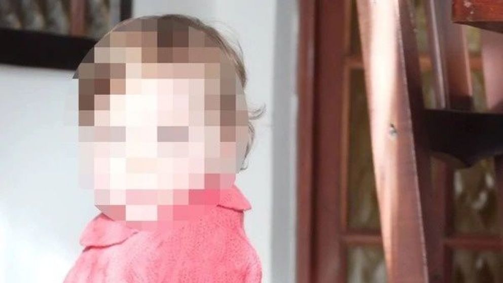 La chiquita de un año se llamaba Catalina y era hija única.