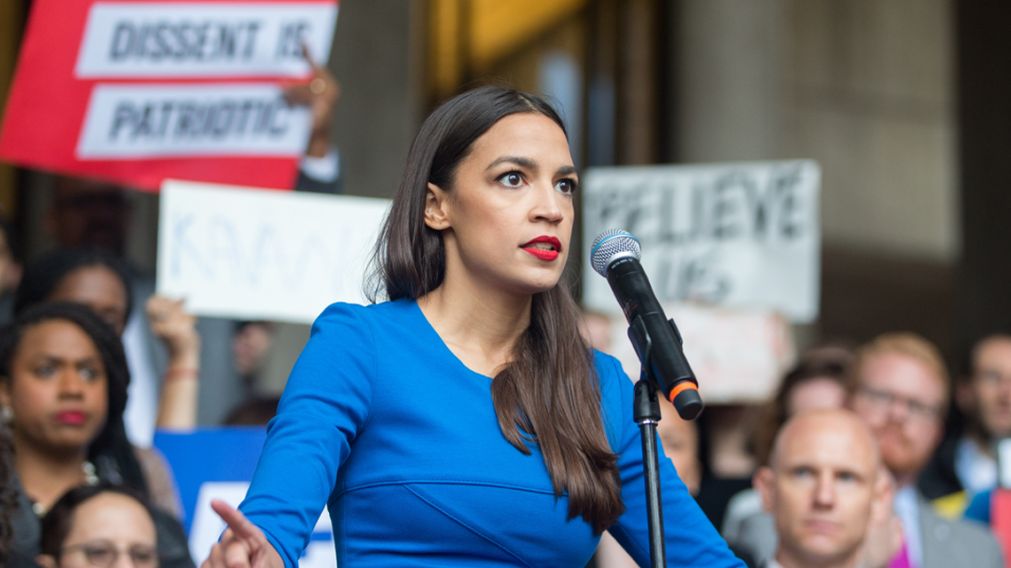 Ocasio-Cortez. La bella legisladora del Partido Dem�crata. (Gentileza lifegate.com)