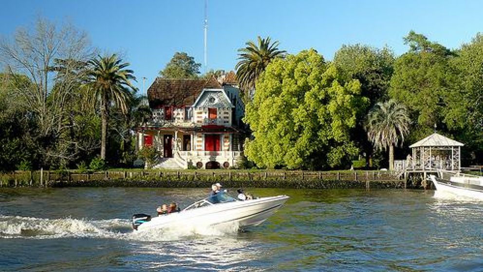 En este r�o fue encontrado el cuerpo de Yanina.