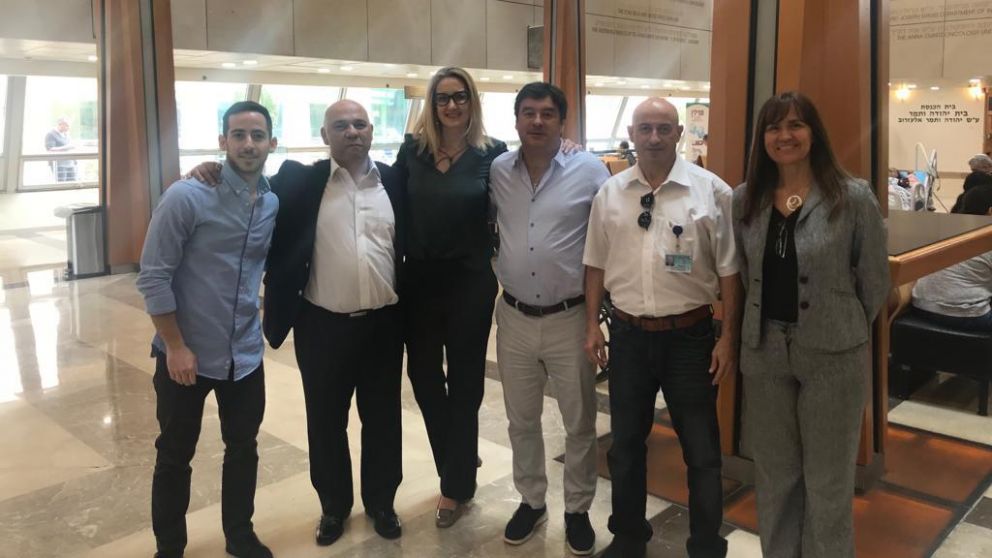 Autoridades del Sheba recibieron en Israel a sus pares de Basa Salud.