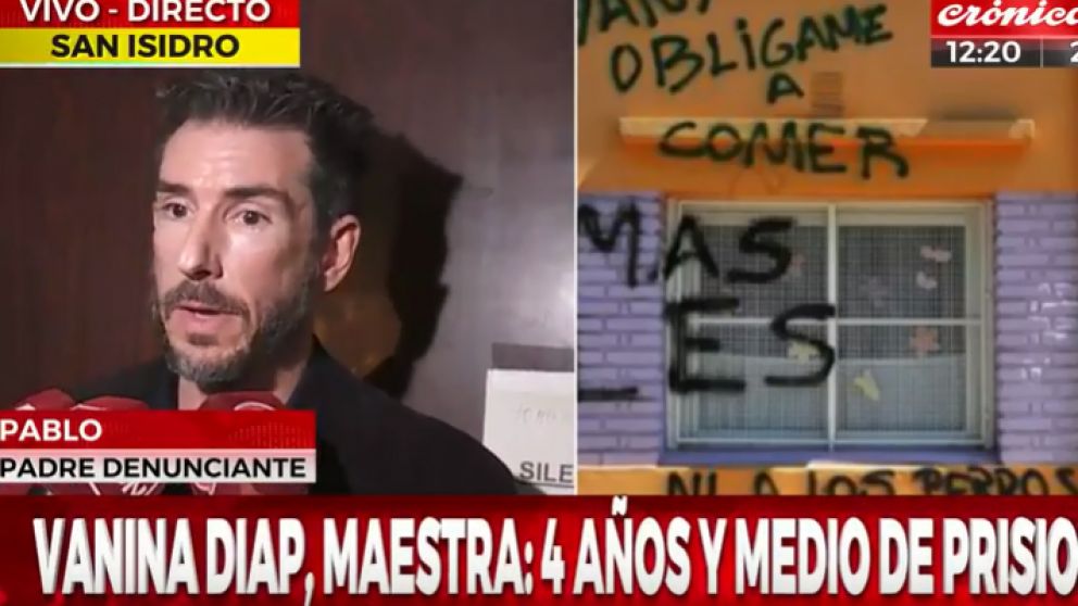 Uno de los padres de denunciantes se mostró conforme con el fallo. (Captura de TV)