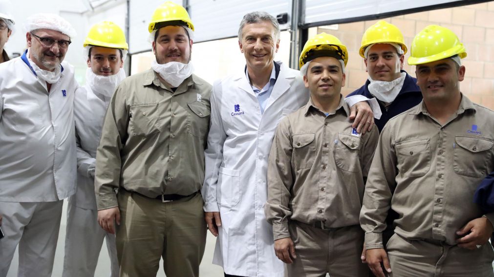 Macri, el presentar el nuevo convenio de PAMI con laboratorios. (Captura de TV)