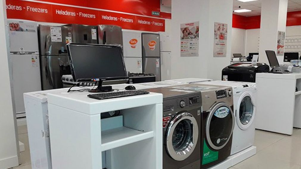 El rubro electrónico, uno de los más golpeados.