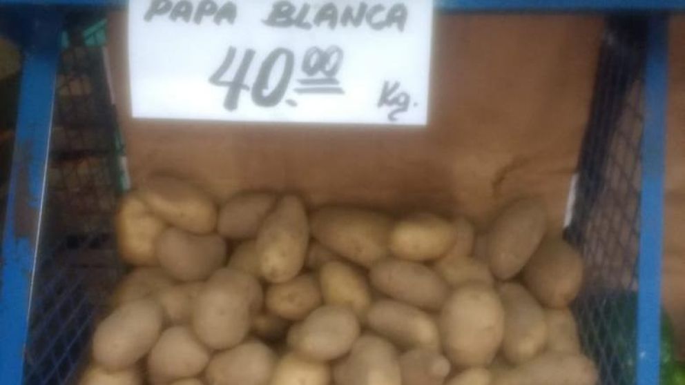 El kilo de papa, carísimo, triplicó su valor de un mes.