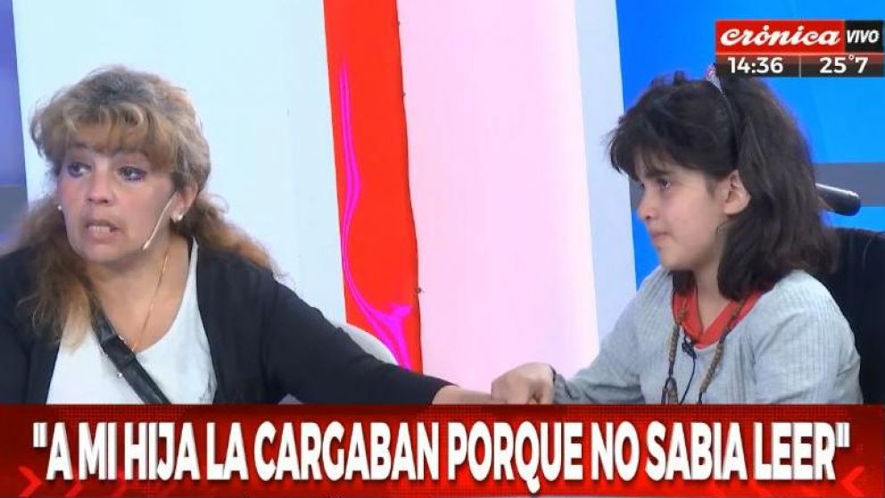 La mamá de Martina denunció a la escuela y al hospital de San Miguel. (Captura).
