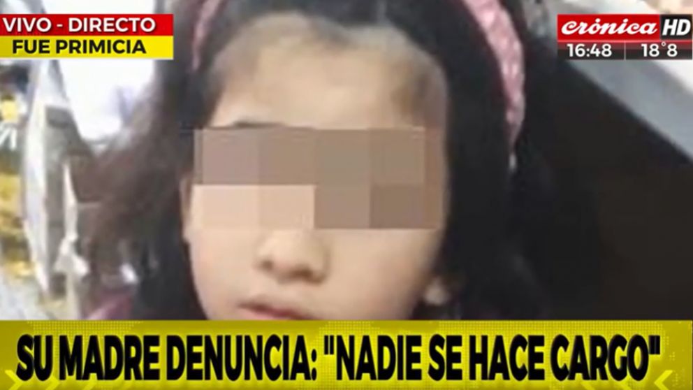 Martina sufre día a día las graves consecuencias que le provocó el acoso escolar. (Captura de TV)
