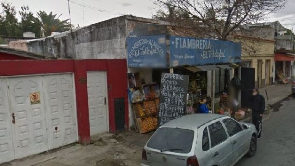 En el minimercado "El Toldo Azul" asesinaron al comerciante paraguayo.