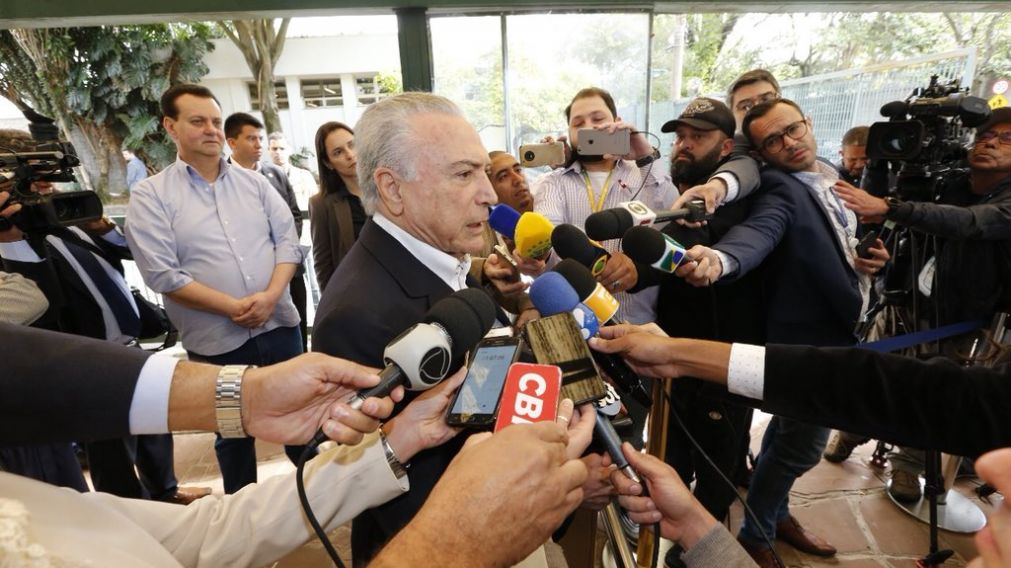 El presidente brasileño votó en San Pablo.