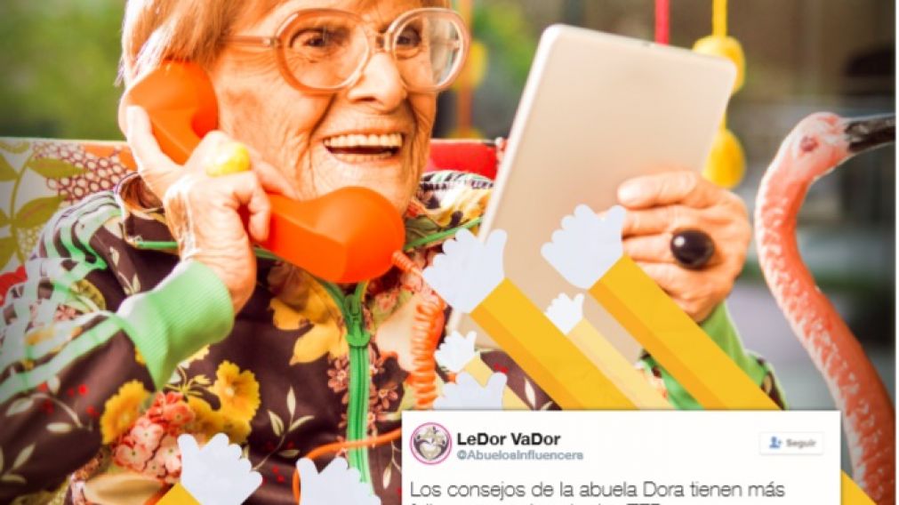 Dora, la abuela estrellas de las redes sociales.