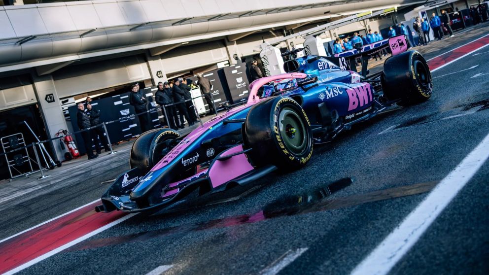 Franco Colapinto quedó tercero con el Alpine en la primera parte de los test de la Fórmula 1 en Barcelona