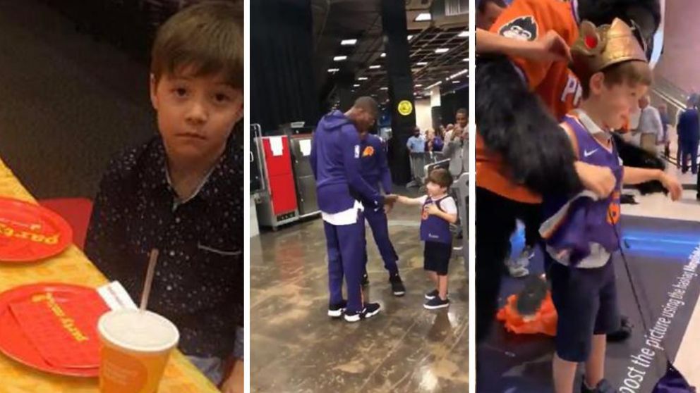 Su caso se viralizó y todo cambió al recibir la sorpresa de los Phoenix Suns.