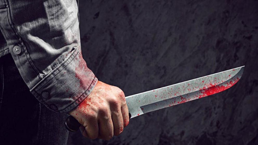 El hombre mató a los cinco integrantes de su familia con un cuchillo. (Imagen ilustrativa).