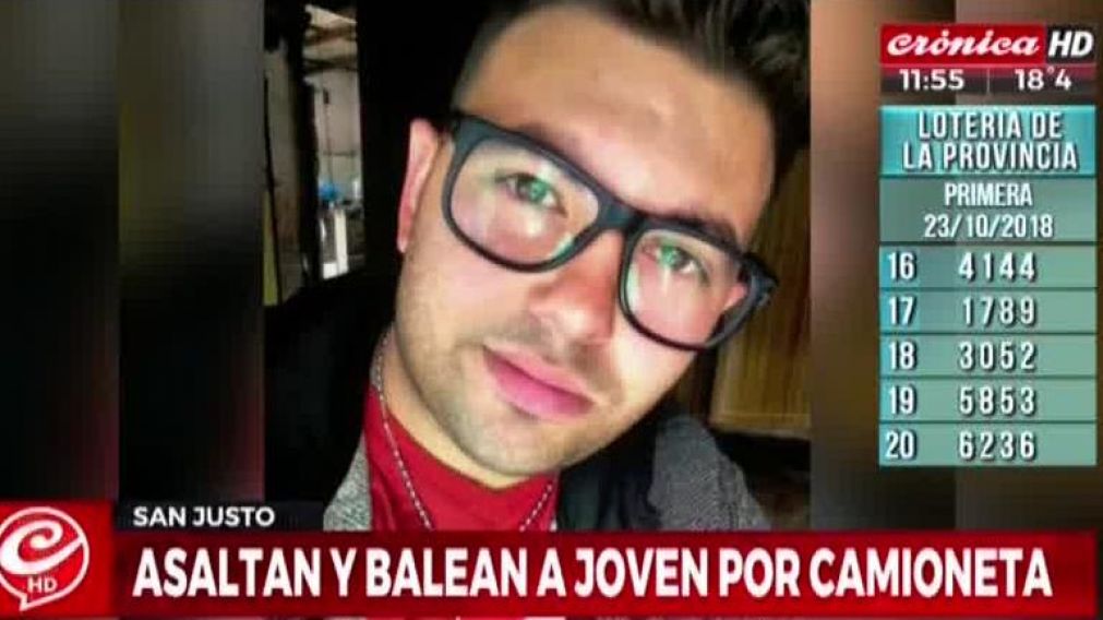 El joven no resistió pero igual le dispararon. (Captura).