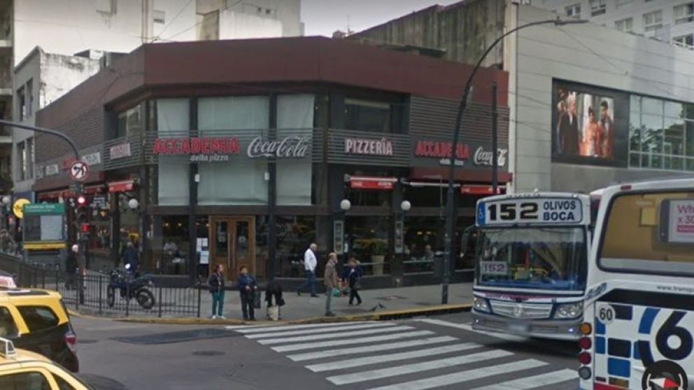 Tomás y Joaquín se encontraban en este local de Scalabrini Ortiz y Santa Fe.