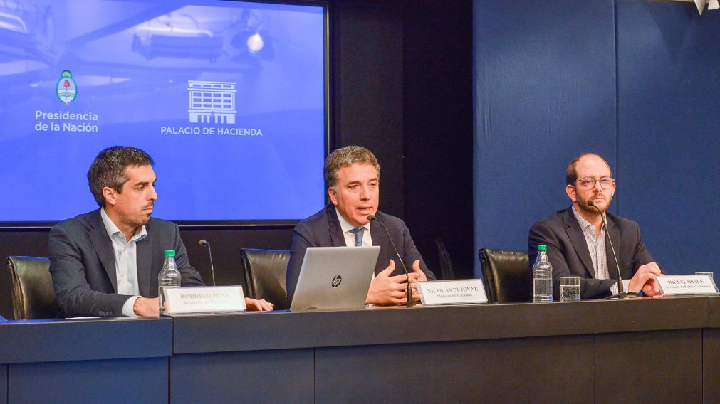 El ministro de mostró optimista en relación a las cuentas públicas (Télam).