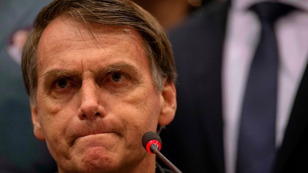 Jair Bolsonaro, claro favorito en las encuestas (AFP).