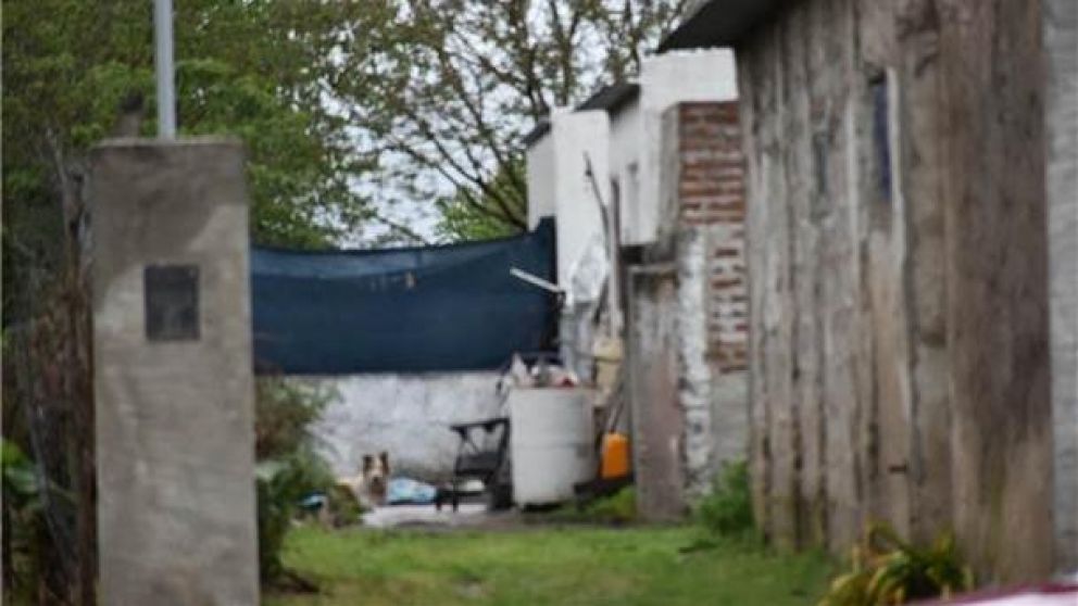 En esta vivienda ocurrió el sangriento homicidio (Diario La Mañana).