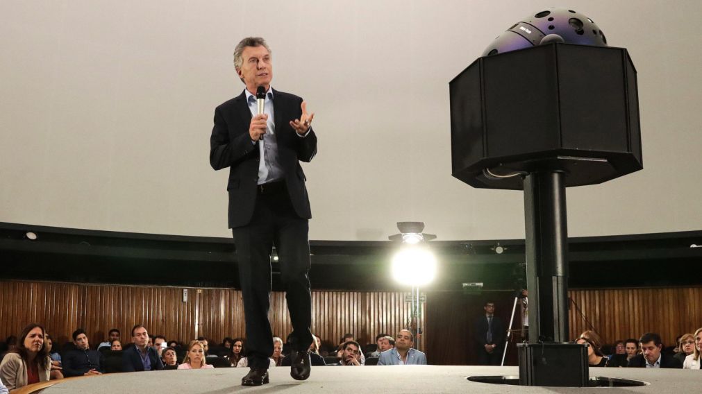 Macri estuvo acompañado de Gobierno porteño, Horacio Rodríguez.