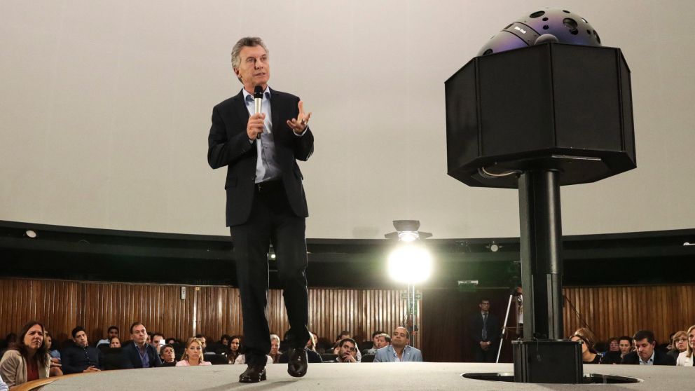 Macri estuvo acompañado de Gobierno porteño, Horacio Rodríguez.