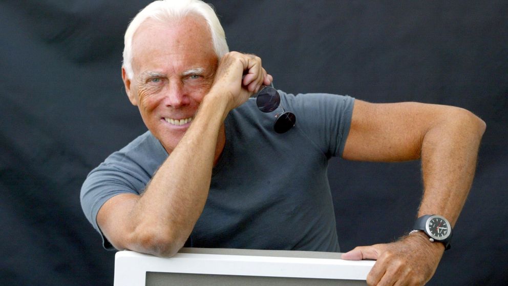 Giorgio Armani murió a los 91 años en la ciudad de Milán (Archivo).