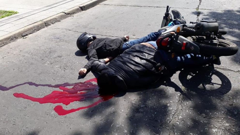 Asi finalizaron sus días los motochorros Jesús Ezequiel Gorosito y Juan Pablo Pata.