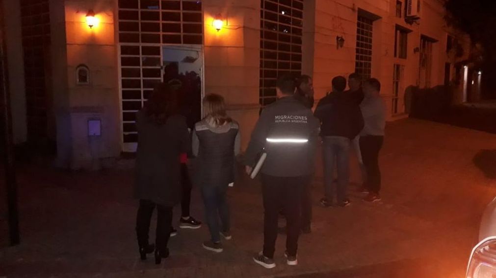 Este es el prostíbulo clausurado por la policía.