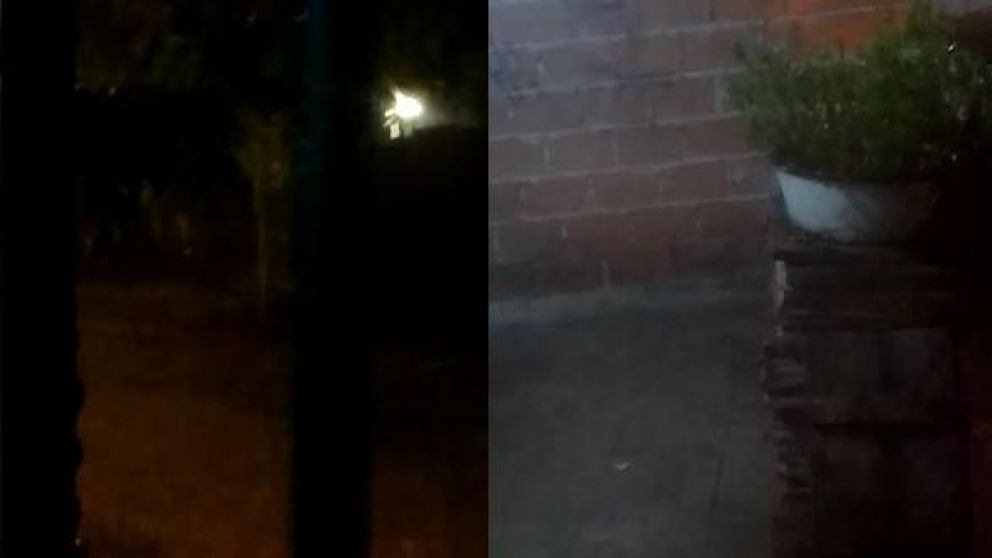 Misterioso espectro apareció en Floresta en medio del temporal