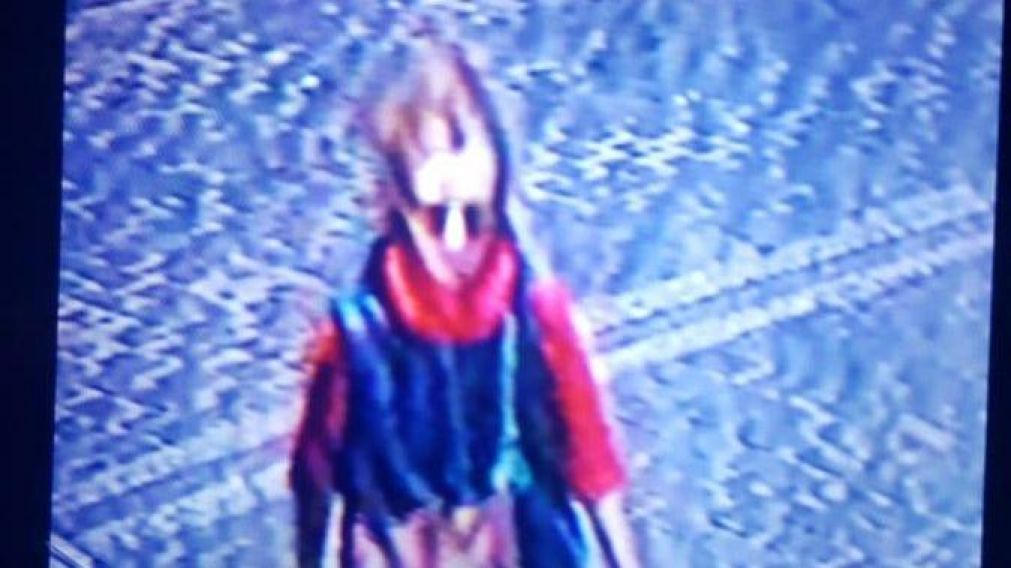La mujer escapó con suma tranquilidad (Captura de TV).
