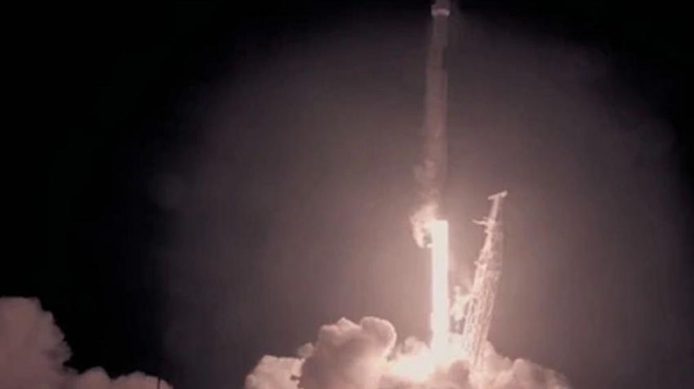 Así fue el lanzamiento del satélite, en California, Estados Unidos.