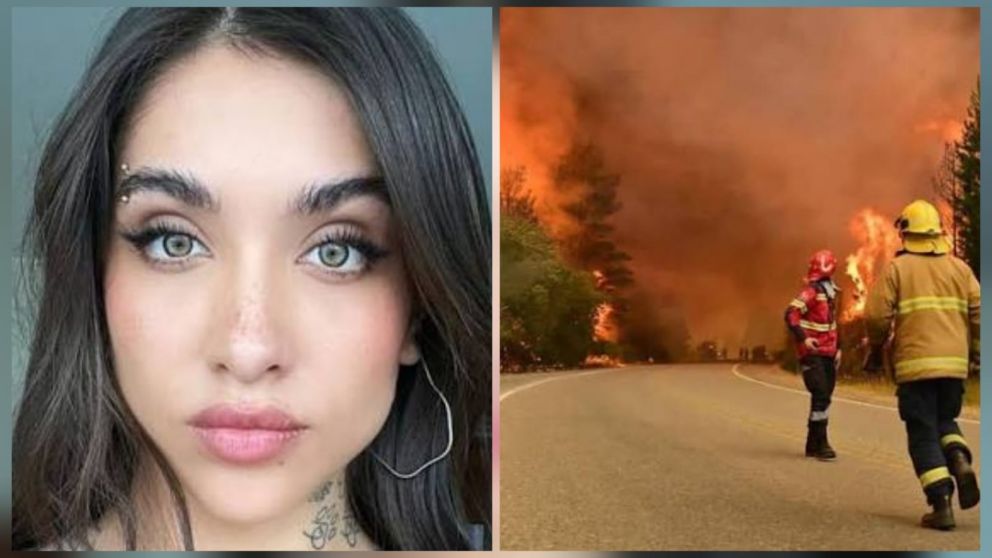 El gesto de Maria Becerra en la lucha contra los incendios en Chubut