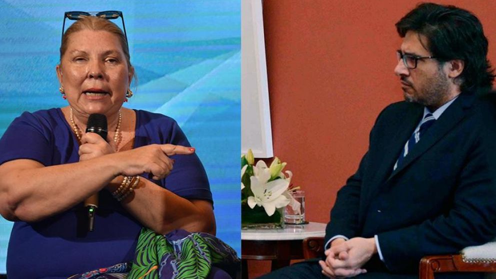 Nuevo round de la pelea entre la diputada Carrió y el ministro de Justicia Garavano.