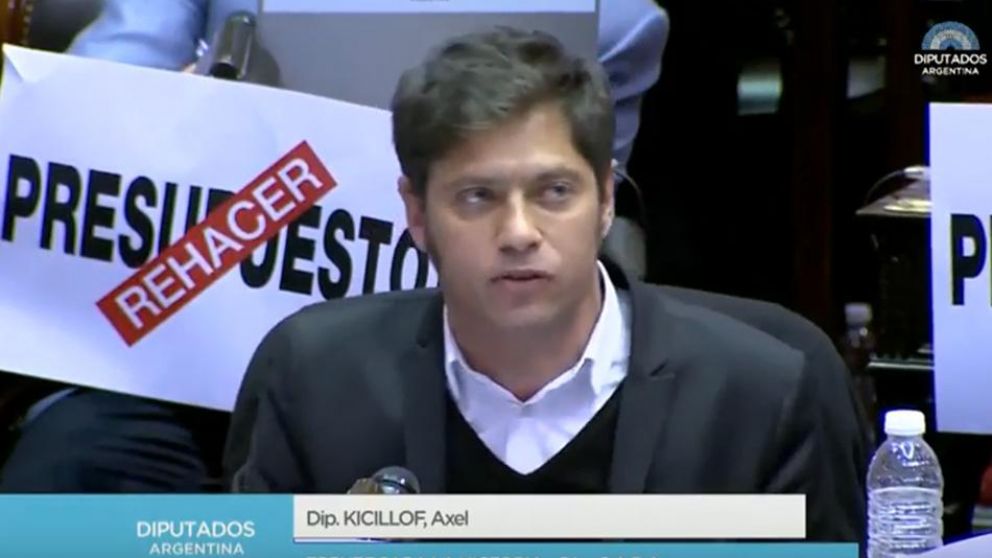 Kicillof criticó duramente el Presupuesto 2019. (Captura de video)