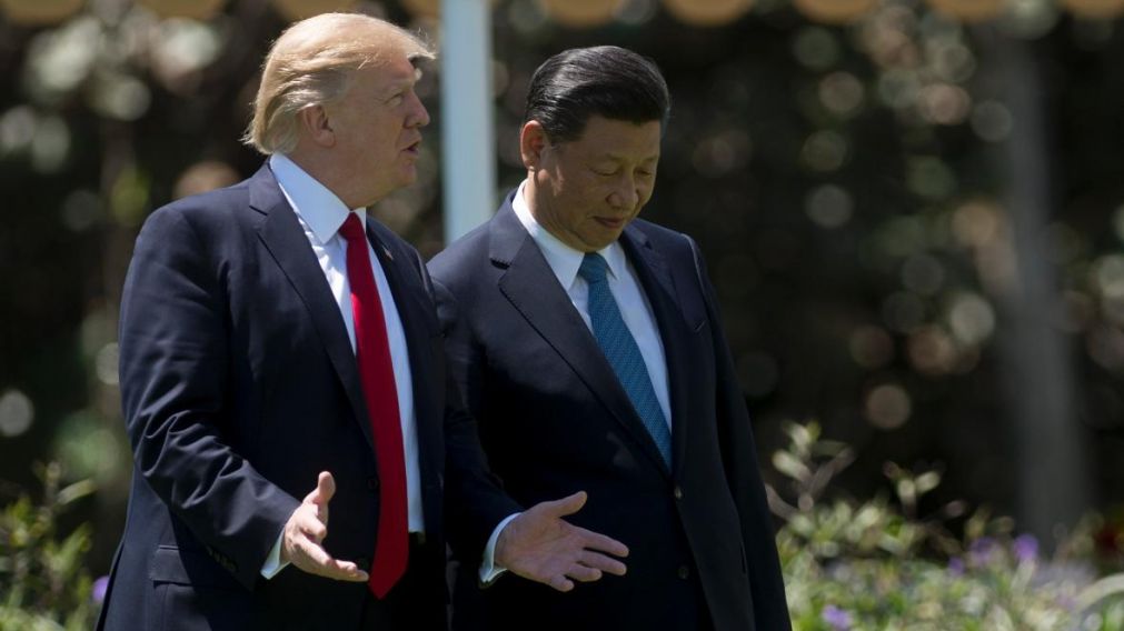 El presidente de Estados Unidos, Donald Trump y el presidente de China Xi Jinping.