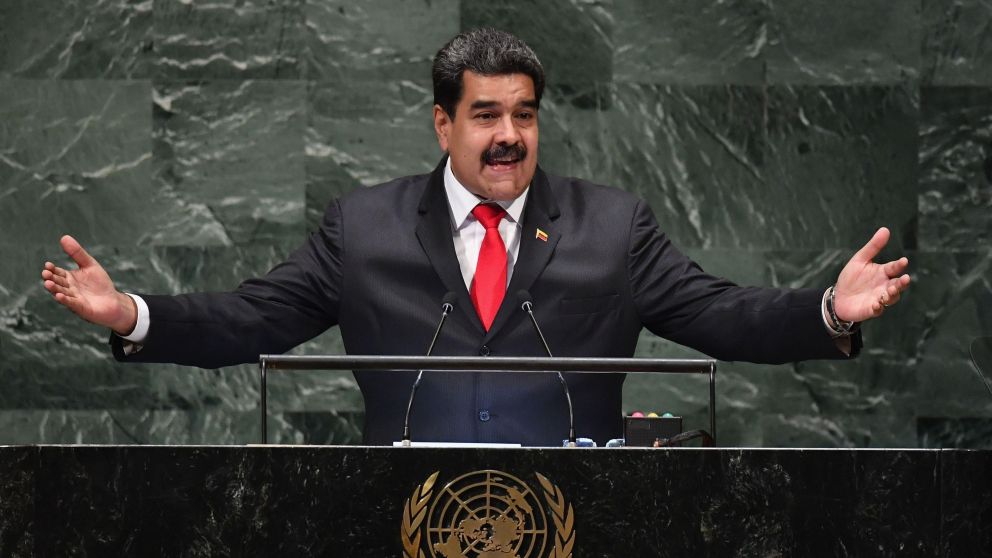 Maduro en su discurso en la Asamblea General de la ONU.