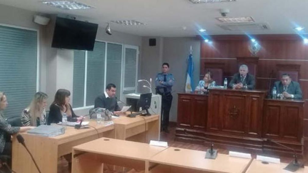 Momentos del juicio en Santiago del Estero.