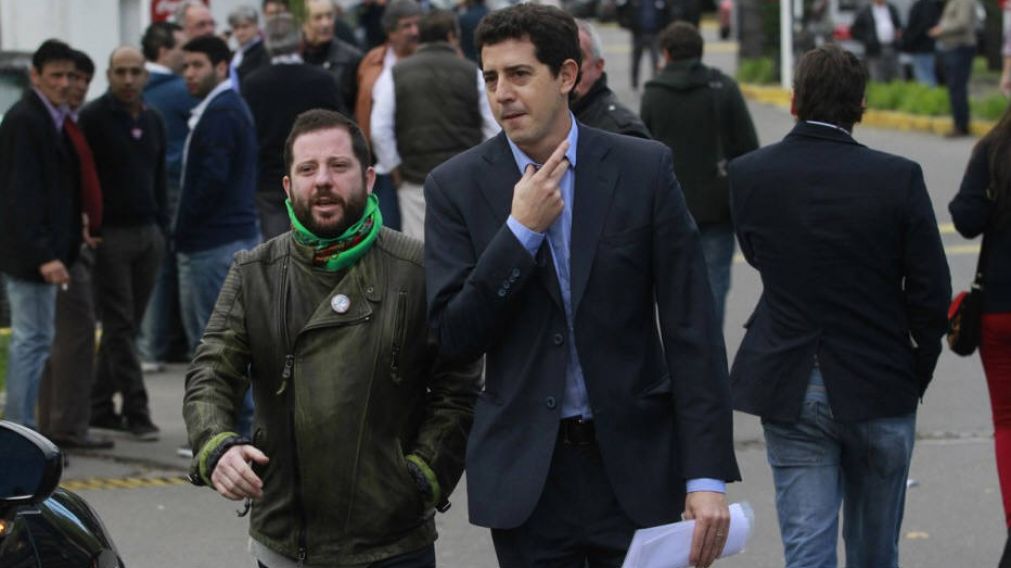 José Ottavis y Wado De Pedro visitaron los Tribunales de Comodoro Py.