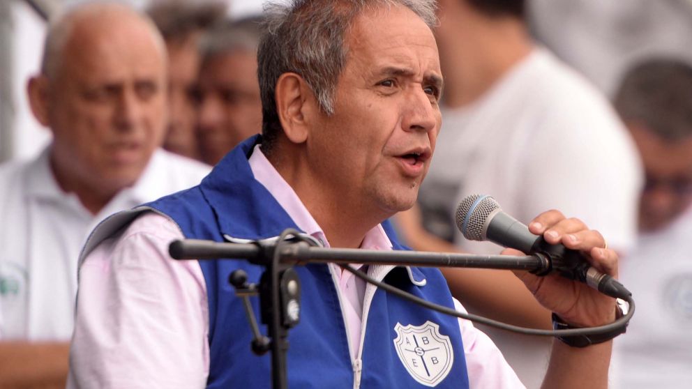 Sergio Palazzo se mostró firme contra el gobierno de Macri (Nahuel Ventura - Diario Crónica)