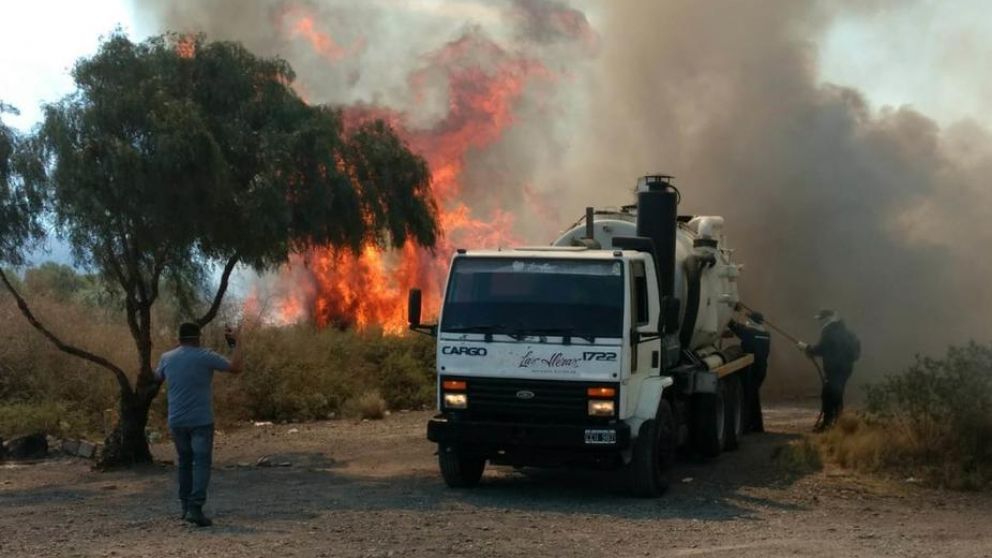 Ocurrió en el cerro Arco de Mendoza. (Télam)