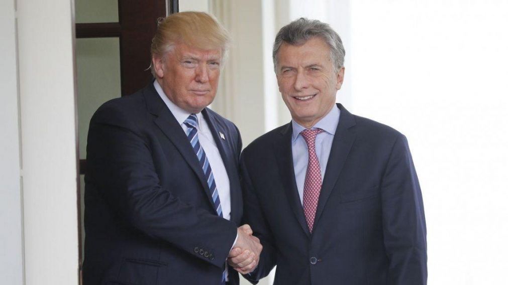 Los presidentes Donald Trump y Mauricio Macri.