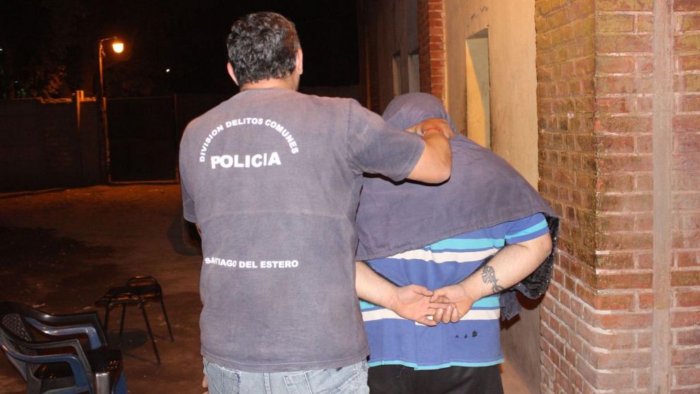 El hombre fue detenido y apartado del hogar (Gentileza nuevodiarioweb)