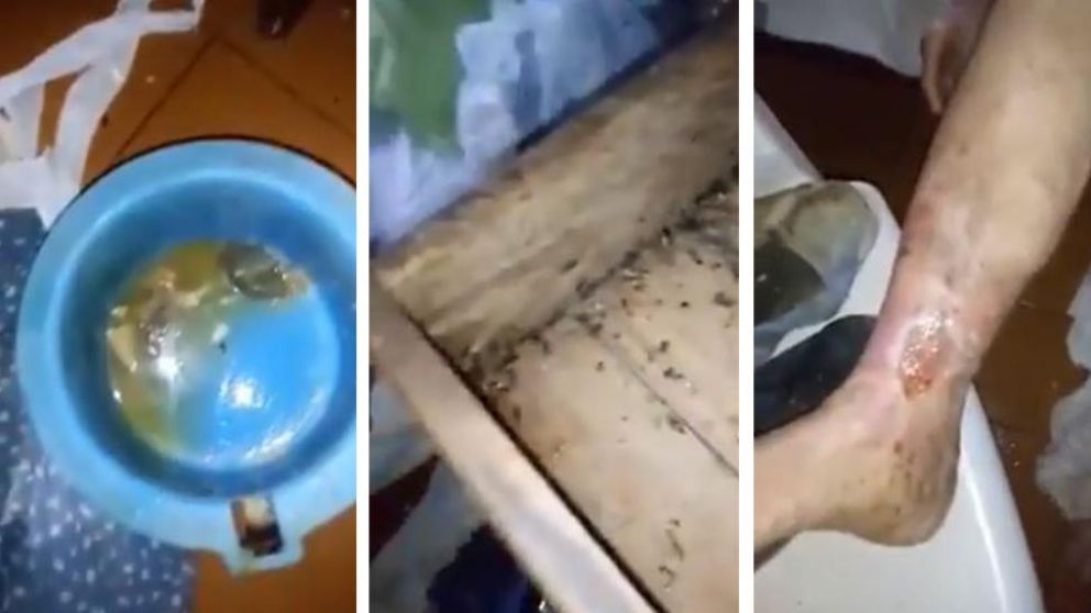 El personal a cargo culpó al presidente del asilo. (Captura).