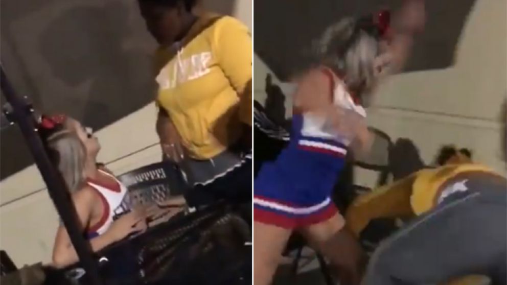 Porrista molió a golpes a piba que le hacía bullying